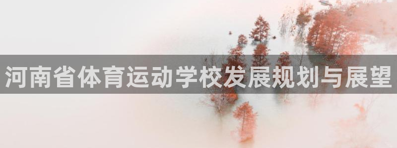 米兰体育官网下载招商：河南省体育运动学校发展规划与展